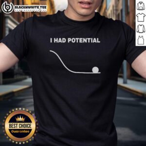 Ryan Gosling 'I Had Potential' T-Shirt design featuring a stylish graphic and bold text, perfect for fans and casual wear.