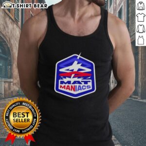 Top The Nerd Closet Mat Maniacs Tank Top featuring a fun graphic design, perfect for casual wear and geek culture fans.