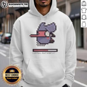 Nice Loading Awesomeness Hoodie in vibrant colors displayed on a mannequin against a stylish backdrop.