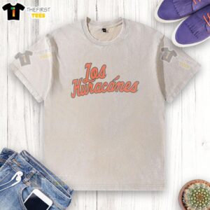 Original Los Hurricanes Miami Hurricanes Basketball washed t-shirt featuring vibrant team colors and logo design.