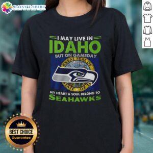 Hot Seattle Seahawks ladies tee for fans in Idaho, showcasing team pride on gameday with stylish design and comfortable fit.