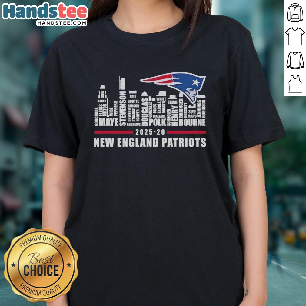 top-2025-26-new-england-patriots-football-all-names-city-skyline-ladies-tee Top 2025-26 New England Patriots Football All Names City Skyline T-Shirt - Image 3