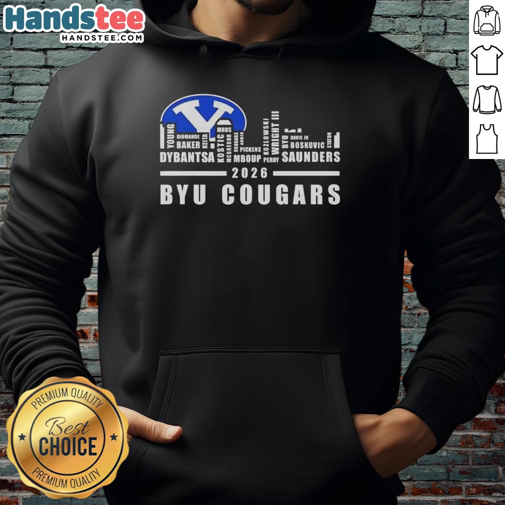 top-2026-byu-cougars-all-names-city-skyline-hoodie 2026 BYU Cougars hoodie featuring city skyline design, perfect for fans showcasing team pride and style.