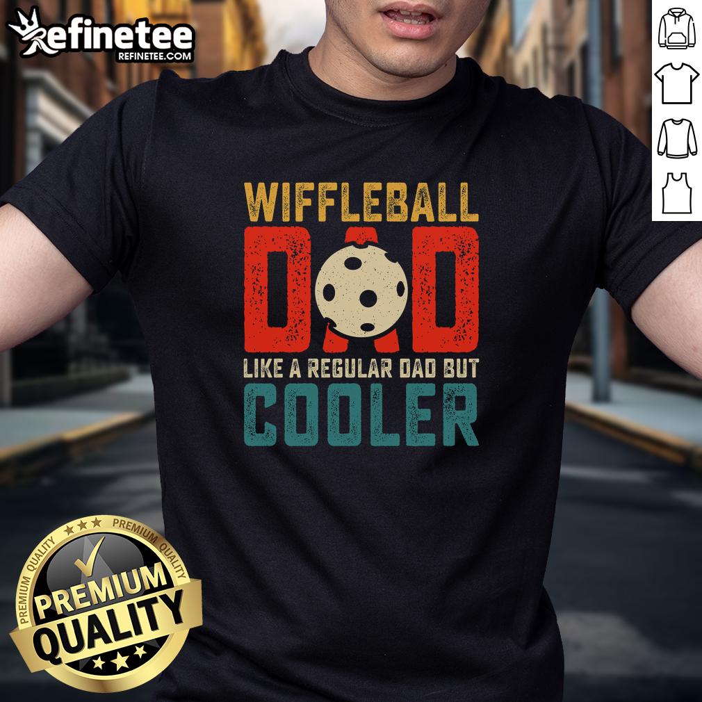 top-cooler-wiffleball-dad-fathers-day-t-shirt Top Cooler Wiffleball Dad Father's Day T-Shirt featuring a fun design for celebrating dads who love wiffleball.