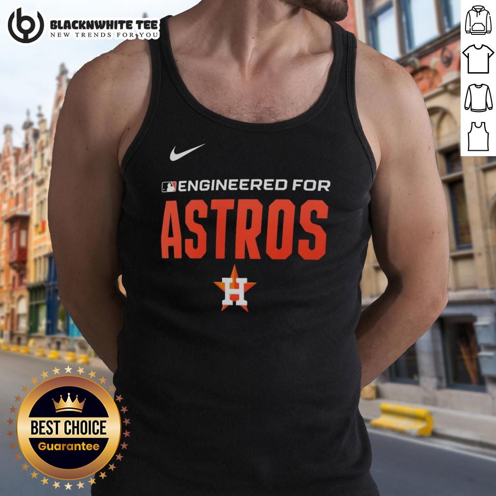 Top Engineered For Houston Astros Mlb Logo Tank Top