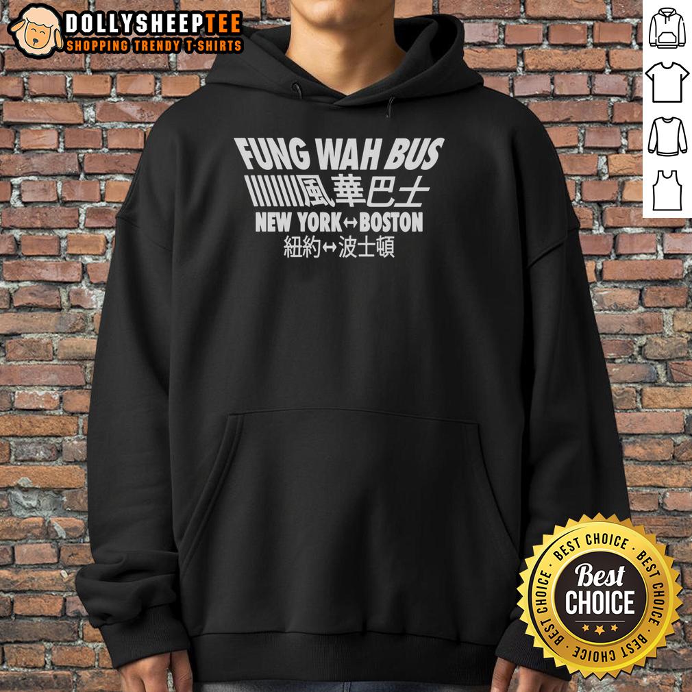 Top Fung Wah Bus New York Boston Chinese Character Hoodie Top Fung Wah Bus New York Boston hoodie featuring Chinese characters, perfect for travel enthusiasts and fans.