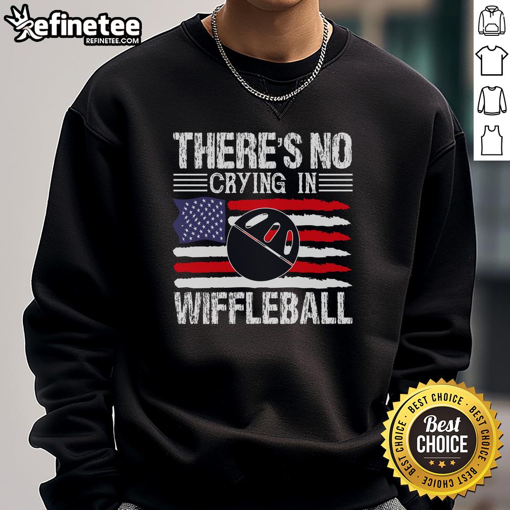 top-funny-theres-no-crying-in-wiffleball-player-sweatshirt Top Funny There's No Crying In Wiffleball Player T-Shirt - Image 3