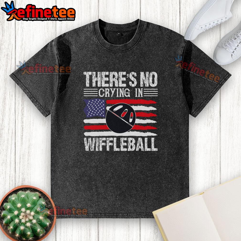 top-funny-theres-no-crying-in-wiffleball-player-washed-t-shirt Top Funny There's No Crying In Wiffleball Player T-Shirt - Image 2