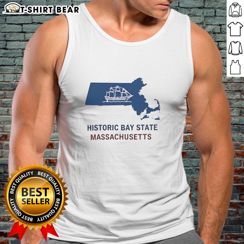 Top Historic Bay State Massachusetts Map Tank Top Top Historic Bay State Massachusetts Map Tank Top featuring a vintage map design, perfect for history and fashion lovers.