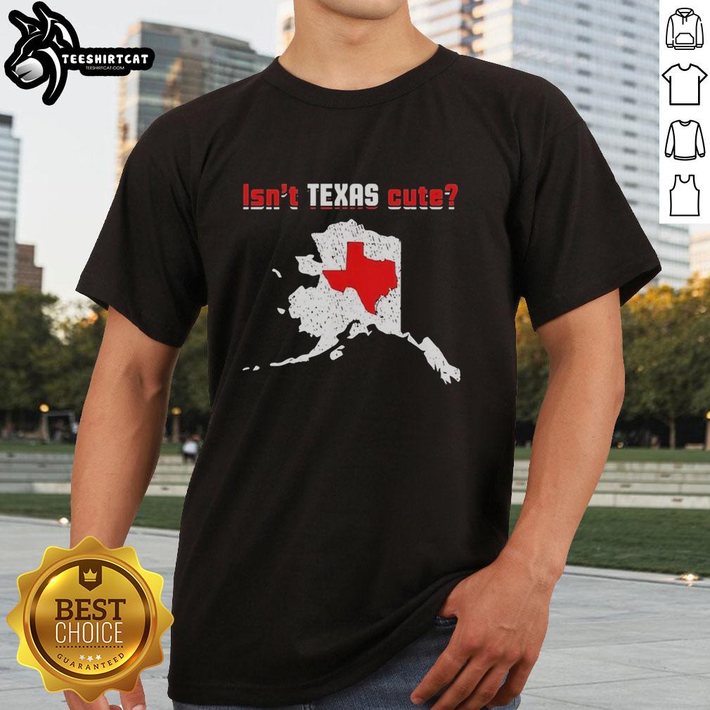 top-isnt-texas-cute-map-t-shirt Alt Text: Top Isn'T Texas Cute Map T-Shirt featuring a colorful Texas map design perfect for state pride and casual wear.