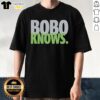 Jake Bobo Seattle Seahawks Football T-Shirt 2025 with vibrant gradient design, perfect for fans and collectors.