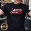 Top Jesus Christ 2026 Only Jesus Can Save This Nation T-Shirt featuring bold text and a graphic design celebrating faith.