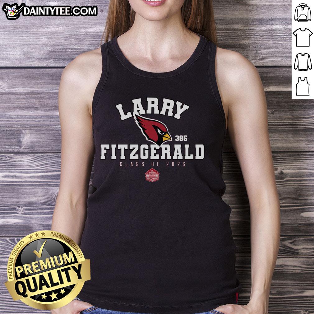 top-larry-fitzgerald-cardinals-class-of-2026-enshrinee-tank-top Top Larry Fitzgerald Cardinals Class of 2026 Enshrinee tank top featuring vibrant design and team colors.