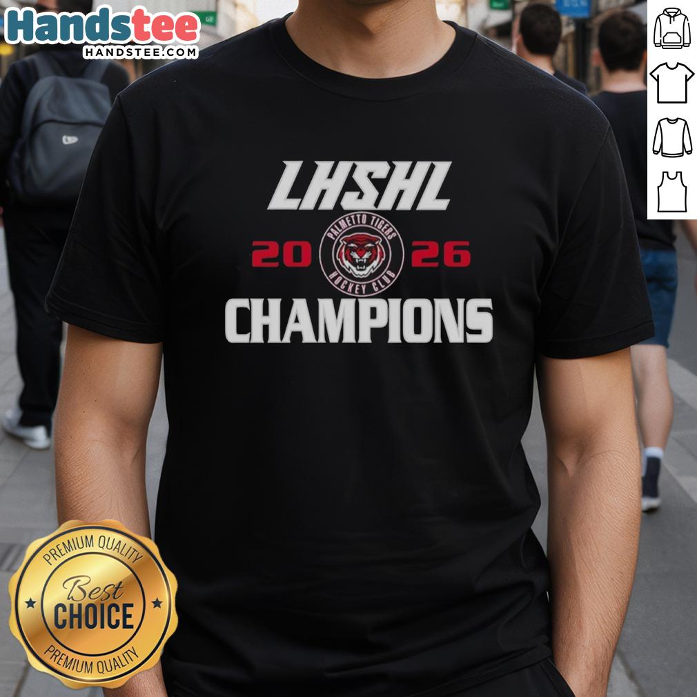 top-lhshl-palmetto-tigers-champions-2026-logo-t-shirt-1 Alt Text: Top Lhshl Palmetto Tigers Champions 2026 Logo T-Shirt featuring vibrant team colors and championship logo design.