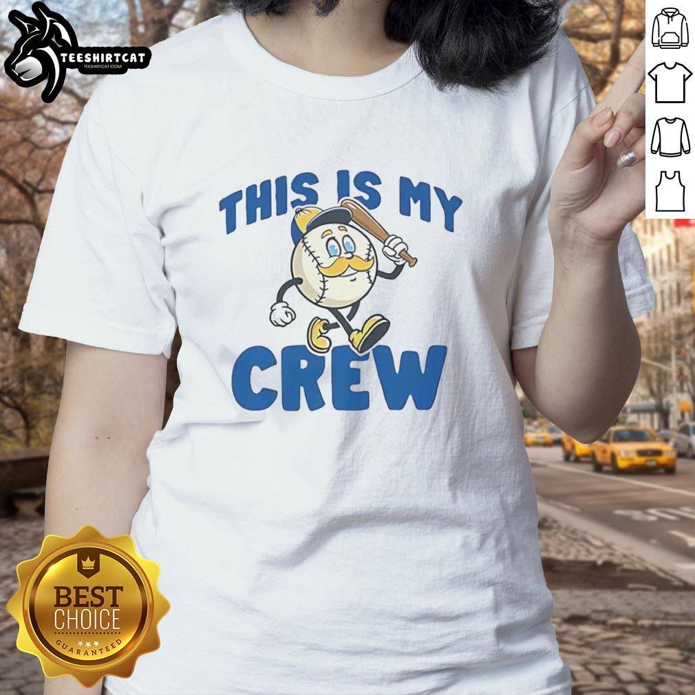top-milwaukee-brewers-baseball-this-is-my-crew-ladies-tee Top Milwaukee Brewers Baseball 'This Is My Crew' Ladies Tee showcasing team spirit and style for female fans.
