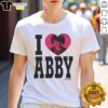 Top Pauley Perrette I Love Abby T-Shirt design featuring vibrant graphics and a stylish fit for fans of the actress.