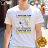 Top Snoopy I Put The Fun In Funeral T-Shirt featuring playful text and vibrant graphics for a humorous style.