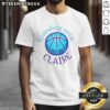 Top standing Claire NDSU Women's Basketball T-shirt featuring team colors and logo, perfect for fans and supporters.