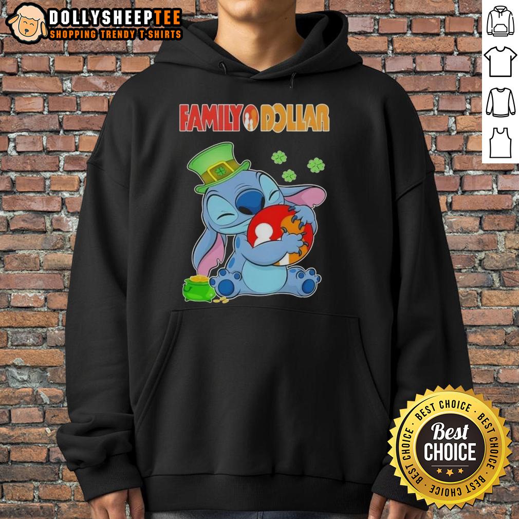 Top Stitch With St Patricks Hug Family Dollar Logo Hoodie Top Stitch St. Patrick's Hug Family Dollar Logo Hoodie showcasing festive design and cozy style for holiday celebrations.