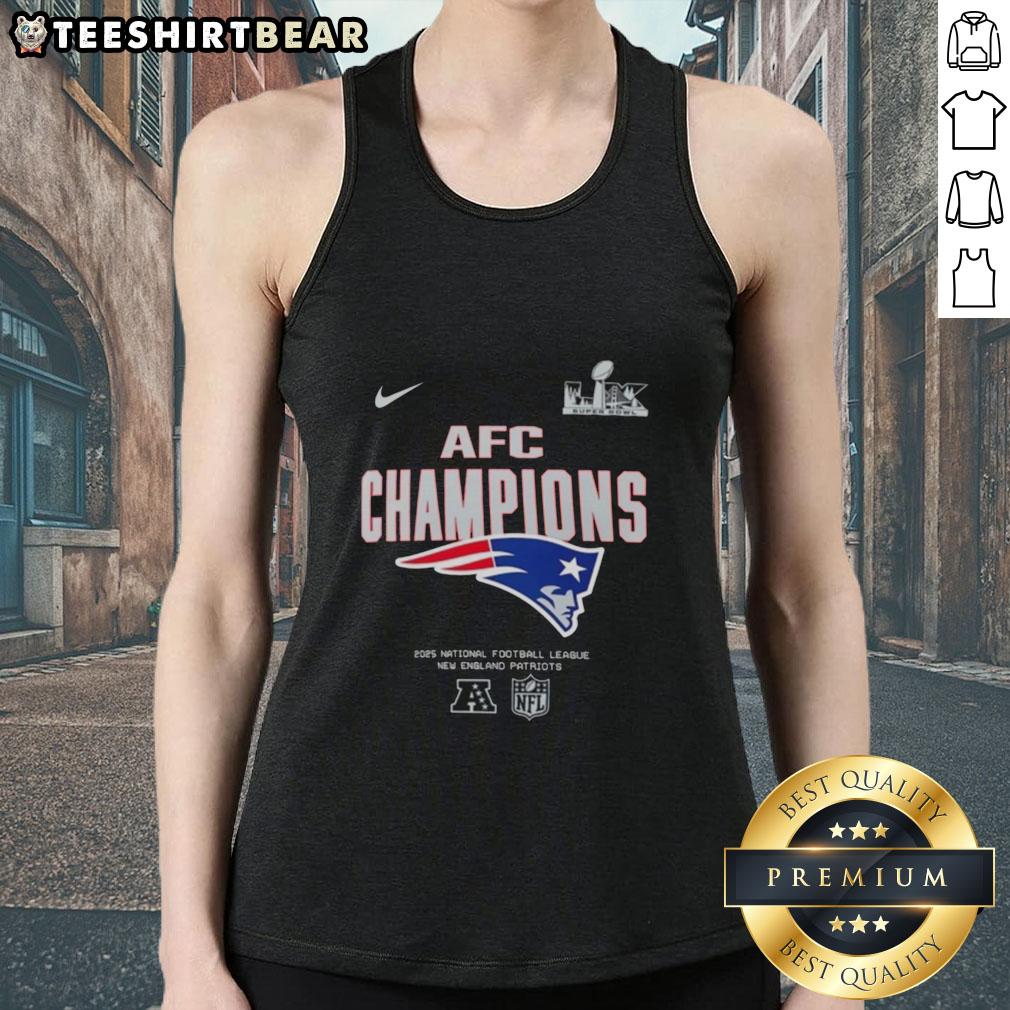 top-super-bowl-lx-new-england-patriots-2025-afc-champions-tank-top New England Patriots 2025 AFC Champions tank top, perfect for Super Bowl LX fans celebrating team spirit and style.