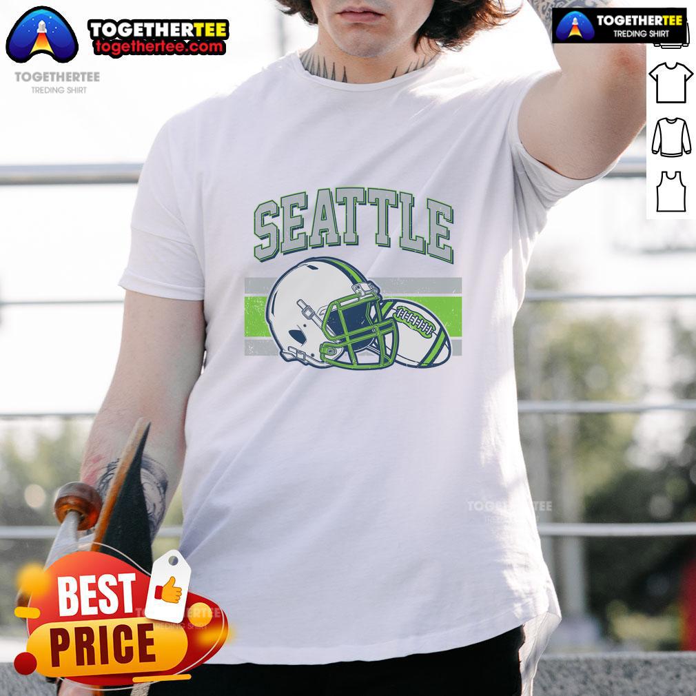 Top Varsity Style Seattle Football T Shirt Top Varsity Style Seattle Football T-Shirt featuring bold graphics and a classic design for fans and players alike.