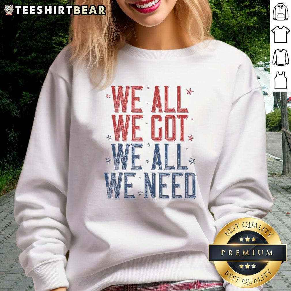 top-we-all-got-patriot-we-all-need-sport-men-sweatshirt Men's sweatshirt featuring 'We All Got Patriot, We All Need' design, perfect for sporty casual wear.