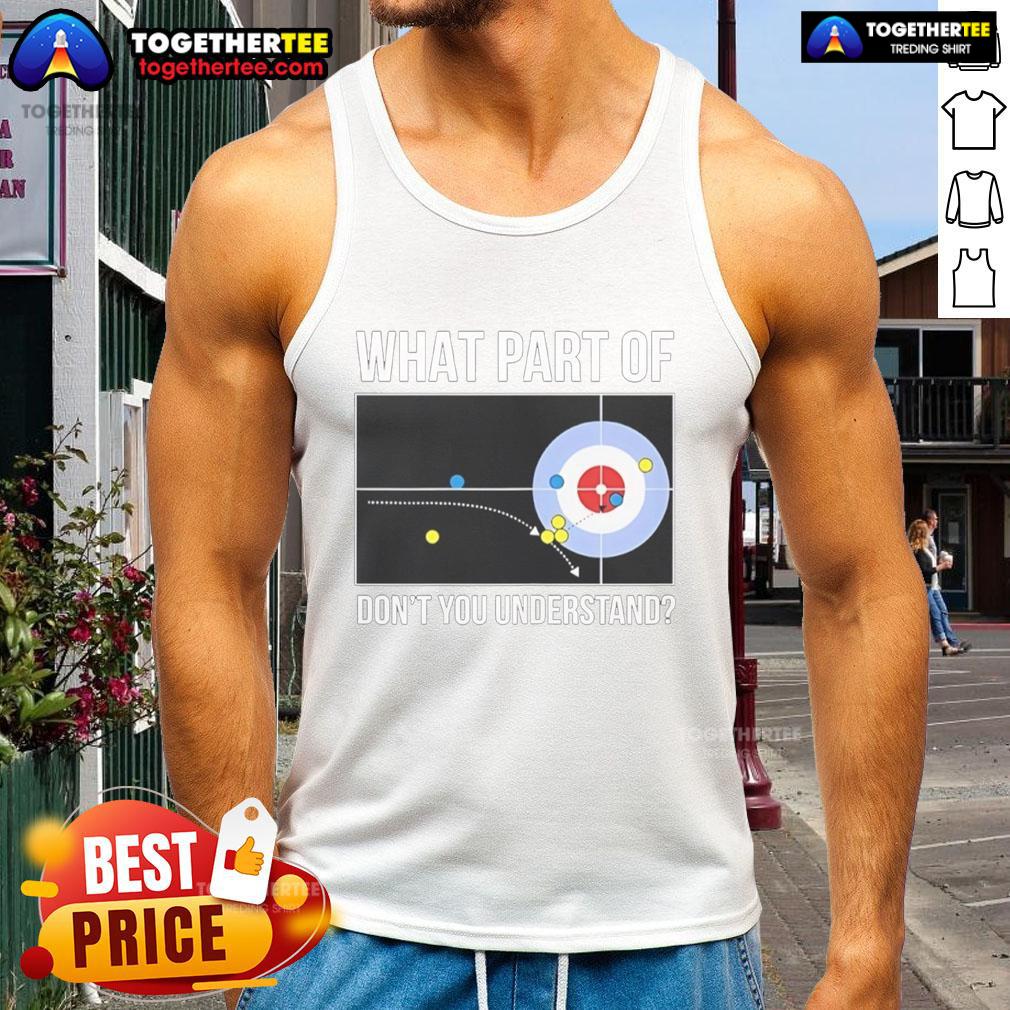 Top What Part Of Don'T You Understand Tank Top Top 'What Part Of Don't You Understand' Tank Top in trendy font, perfect for casual wear and showcasing a humorous message.