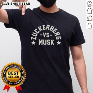 Original Zuckerberg Vs Musk T-Shirt featuring iconic designs of tech giants Mark Zuckerberg and Elon Musk.