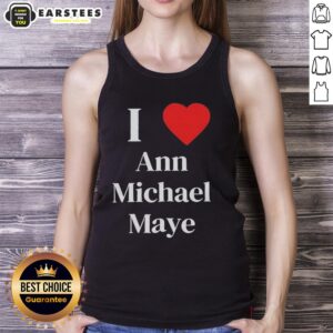 Awesome I Love Ann Michael Maye tank top in vibrant colors, perfect for casual outfits and summer style.