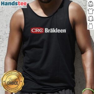 Original CRC Brakleen logo tank top featuring a bold design, perfect for automotive enthusiasts and mechanics.