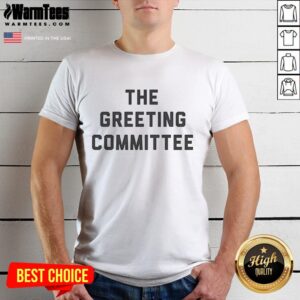 Premium The Greeting Committee T-Shirt featuring vibrant design and comfortable fit, perfect for fans of the band.