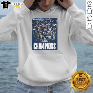 Seattle Seahawks Team at Super Bowl LX 2026 Champions Graphic Hoodie showcasing team spirit and pride.