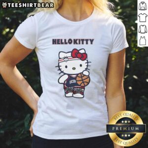 Top UConn Huskies x Hello Kitty 2026 Night Celebration ladies tee featuring vibrant graphics and stylish design.