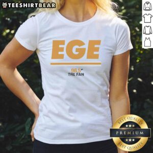 Pretty Ege 965 Kansas City Chiefs Football Ladies Tee in red with team logo, perfect for female fans.
