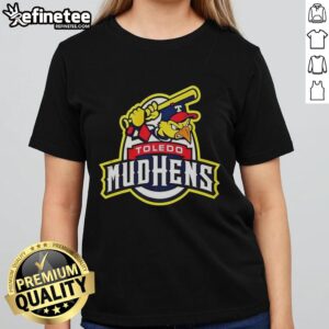 Alt Text: Ladies' tee featuring the Nice Toledo Walleye logo, perfect for fans of the Toledo Walleye hockey team.