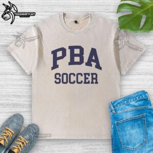 Alt Text: Nice PBA Soccer Crown Trio Washed T-Shirt in vibrant colors, perfect for soccer fans and casual wear.