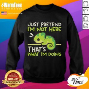 Nice Chameleon Not Here T-Shirt - Image 5