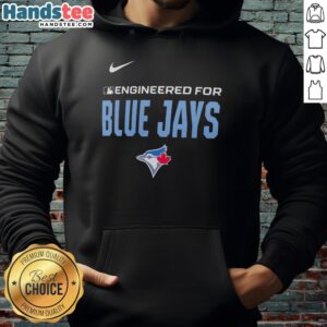 Nice engineered Toronto Blue Jays MLB logo hoodie showcasing vibrant team colors and stylish design for fans.