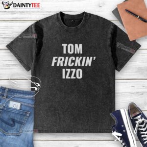 Alt Text: Good Tom Frickin Izzo washed t-shirt featuring a stylish design perfect for fans of Michigan State basketball.