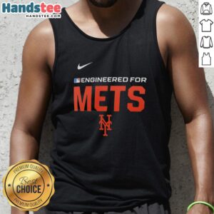 Nice Engineered for New York Mets MLB logo tank top, perfect for baseball fans and summer outings.