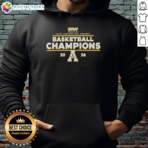 2026 Original Appalachian State Mountaineers Sun Belt Conference Champions hoodie, featuring team logo and colors.