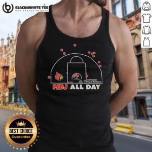 Top Mikel Brown Jr. Rookie Louisville Cardinals MBJ All Day Tank Top featuring bold team colors and logo.