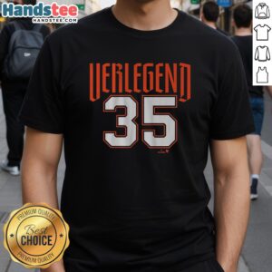 Pretty Justin Verlander Detroit Verlegend T-Shirt featuring vibrant graphics and a stylish design for baseball fans.