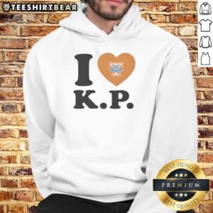Heart-shaped hoodie featuring I Love Karlyn Pickens 23 for Tennessee Lady Volunteers Softball fans.