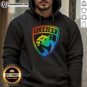 Florida Panthers Team Pride Logo Hoodie featuring vibrant colors and iconic design for dedicated fans.