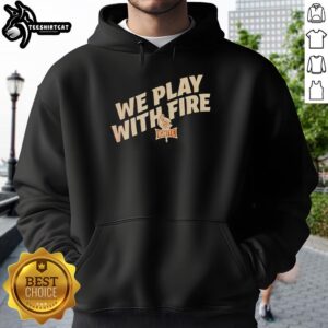 Top We Play With Fire Indy Ignite Logo Hoodie featuring a bold graphic design and comfortable fit for stylish wear.