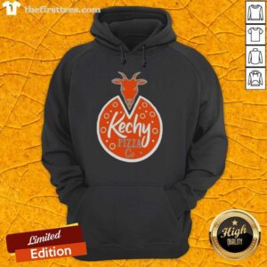 Awesome Kechy Pizza Co logo hoodie featuring a stylish design and vibrant colors, perfect for pizza lovers.