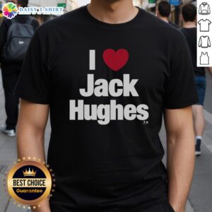 Nice I Heart Jack Hughes T-Shirt featuring a stylish design for fans of the NHL star, perfect for game day or casual wear.