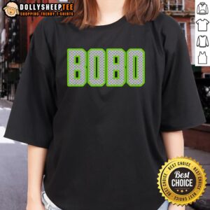 Premium Bobo custom neon green pattern tee for ladies, featuring Seattle Seahawks design, perfect for game day style.
