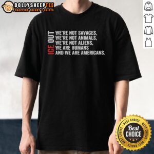 Alt Text: Official Bad Bunny We Are Not Savages T-Shirt featuring alien and animal graphics, promoting unity and humanity.